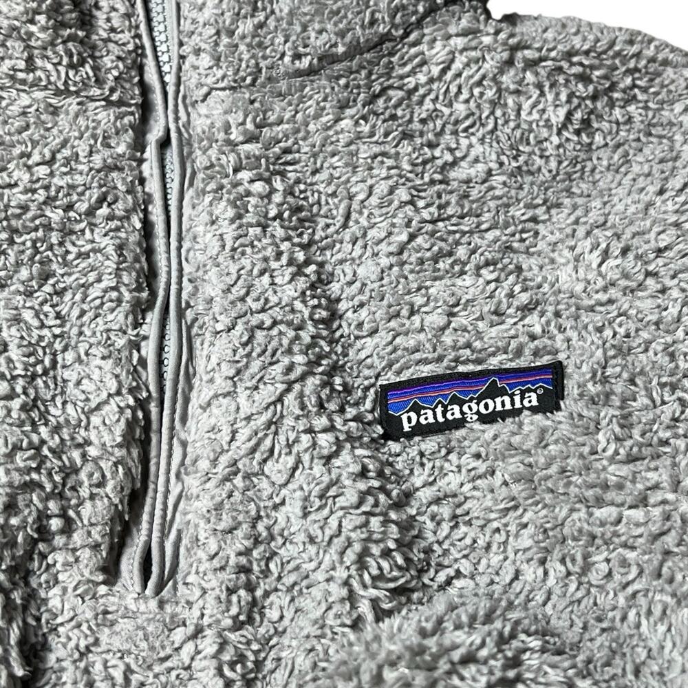Patagonia Women Los Gatos Sweater Soft Fleece 1/4 Zip Pullover Jacket Gray Small - Picture 4 of 6